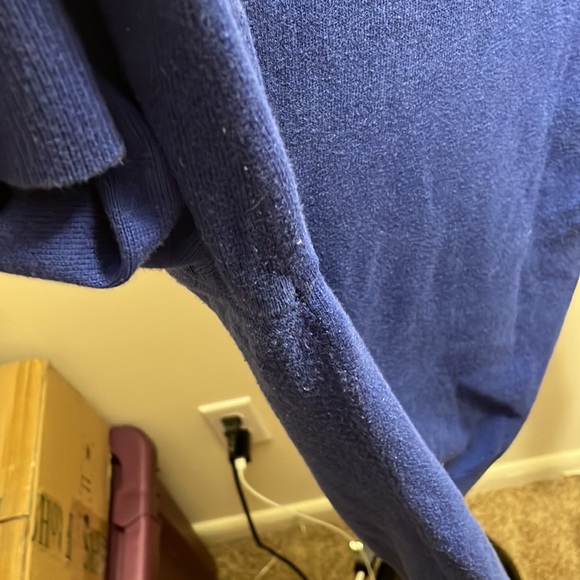 🛍️GUC BANANA REPUBLIC royal Blue longsleeve Sweater Sz.SP 274 - Picture 5 of 5